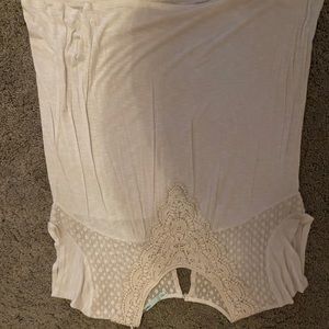 Maurice’s top with lace top. Size medium